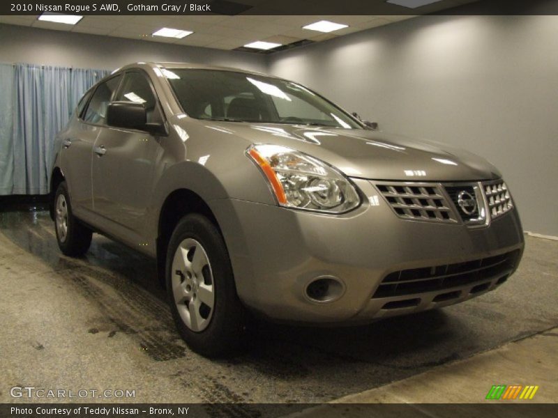 Gotham Gray / Black 2010 Nissan Rogue S AWD