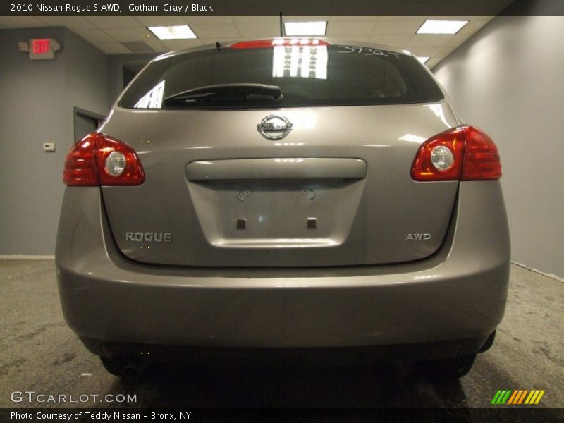 Gotham Gray / Black 2010 Nissan Rogue S AWD