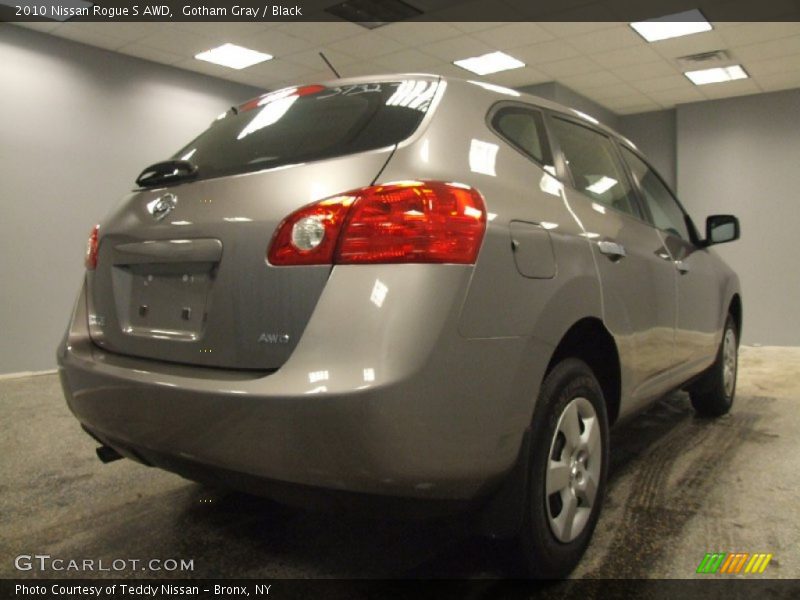 Gotham Gray / Black 2010 Nissan Rogue S AWD