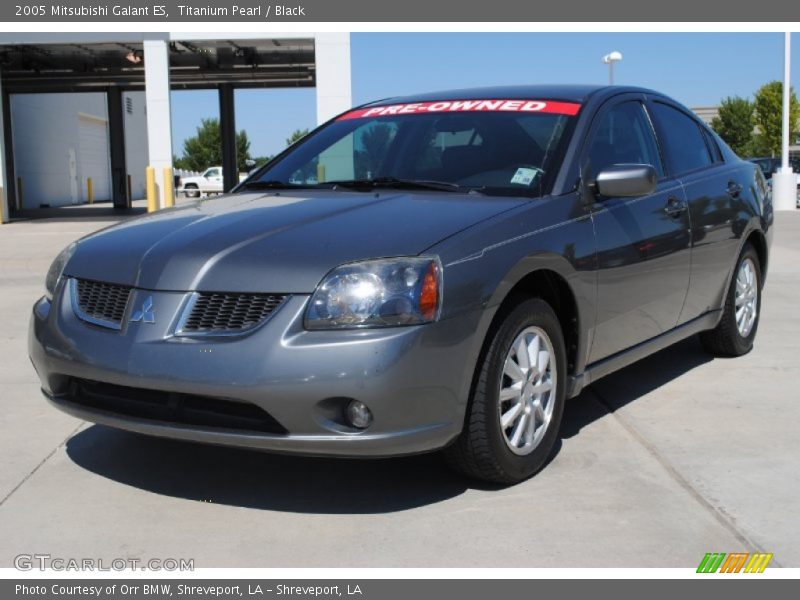 Titanium Pearl / Black 2005 Mitsubishi Galant ES