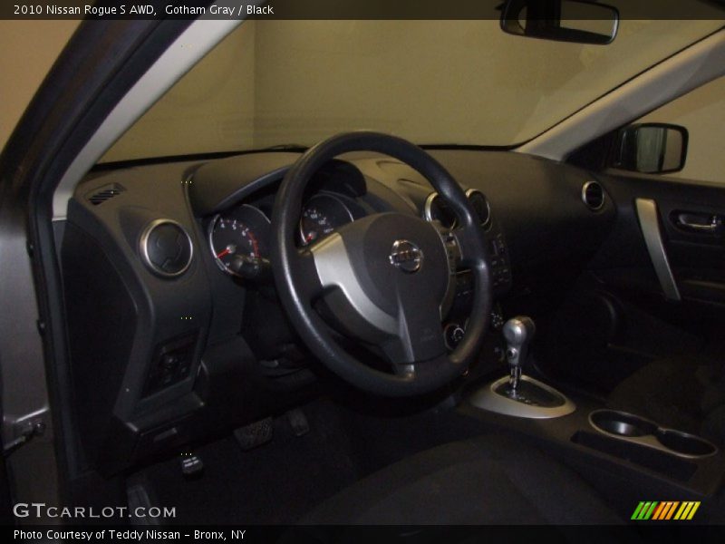 Gotham Gray / Black 2010 Nissan Rogue S AWD