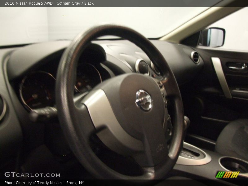 Gotham Gray / Black 2010 Nissan Rogue S AWD