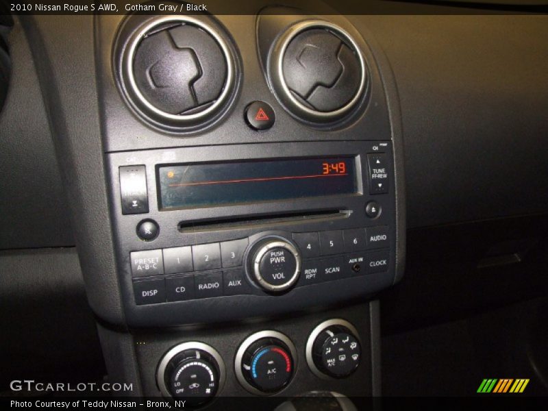 Gotham Gray / Black 2010 Nissan Rogue S AWD