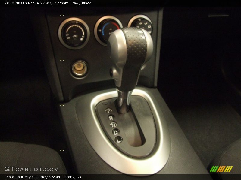 Gotham Gray / Black 2010 Nissan Rogue S AWD