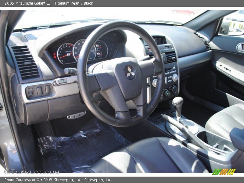Titanium Pearl / Black 2005 Mitsubishi Galant ES