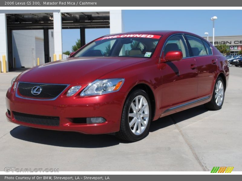 Matador Red Mica / Cashmere 2006 Lexus GS 300