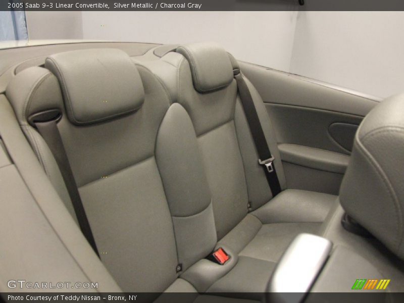 Silver Metallic / Charcoal Gray 2005 Saab 9-3 Linear Convertible