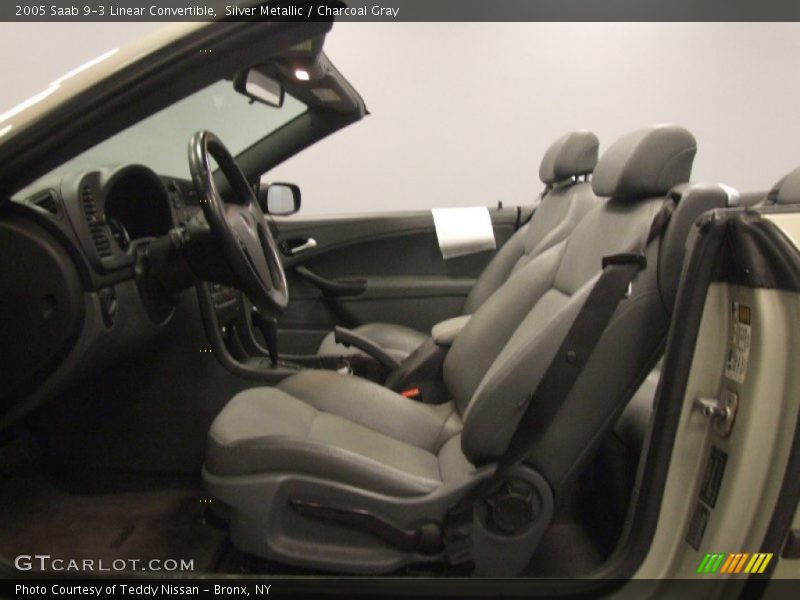Silver Metallic / Charcoal Gray 2005 Saab 9-3 Linear Convertible