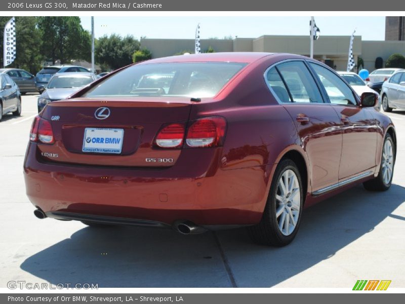 Matador Red Mica / Cashmere 2006 Lexus GS 300