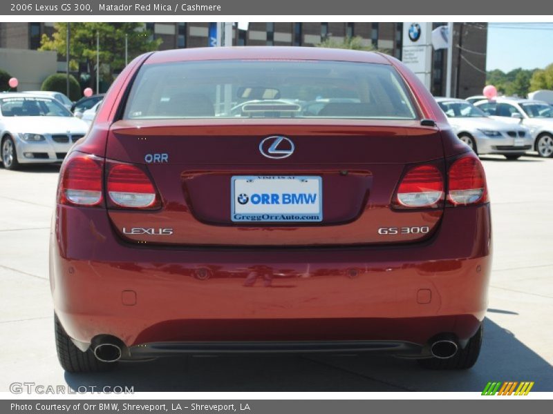 Matador Red Mica / Cashmere 2006 Lexus GS 300