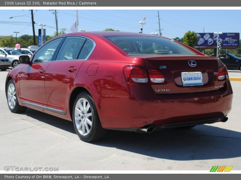 Matador Red Mica / Cashmere 2006 Lexus GS 300