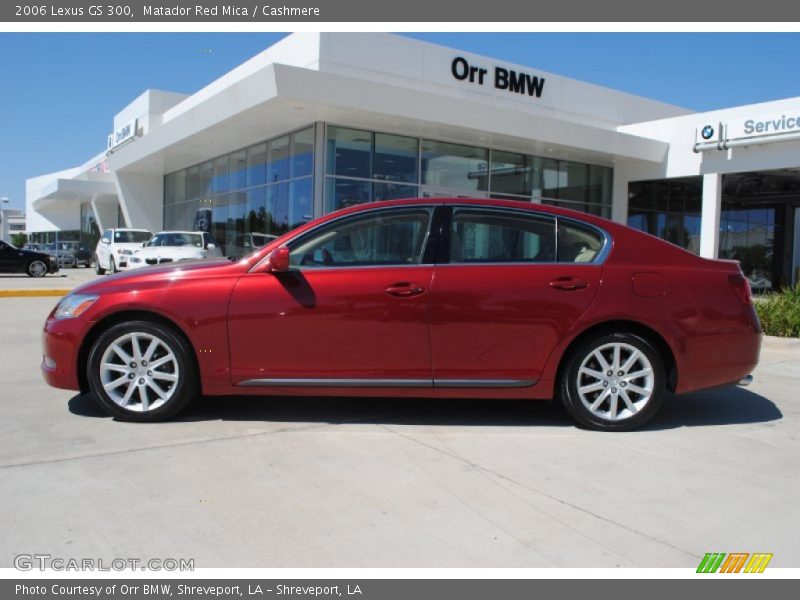 Matador Red Mica / Cashmere 2006 Lexus GS 300