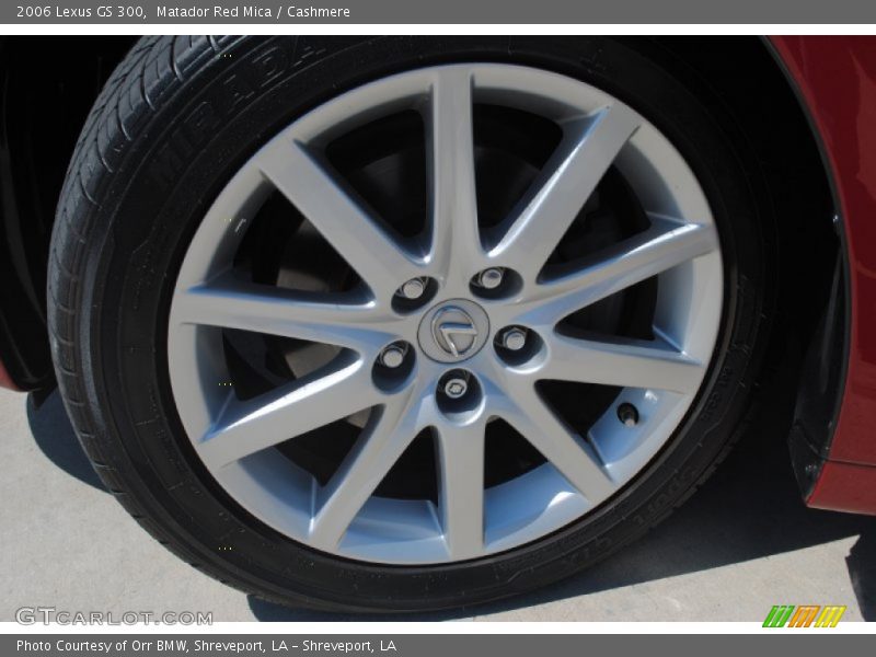 Matador Red Mica / Cashmere 2006 Lexus GS 300