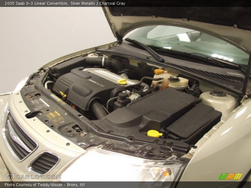 Silver Metallic / Charcoal Gray 2005 Saab 9-3 Linear Convertible