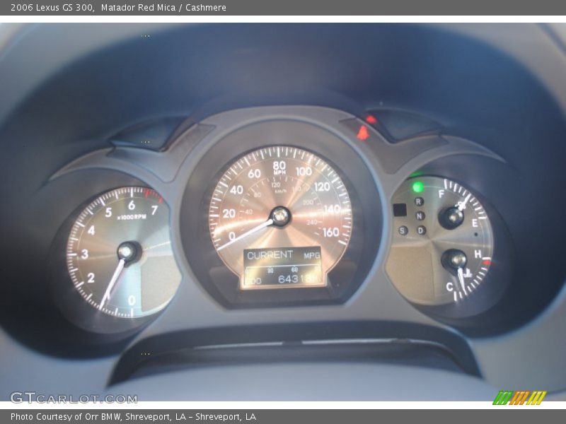 Matador Red Mica / Cashmere 2006 Lexus GS 300