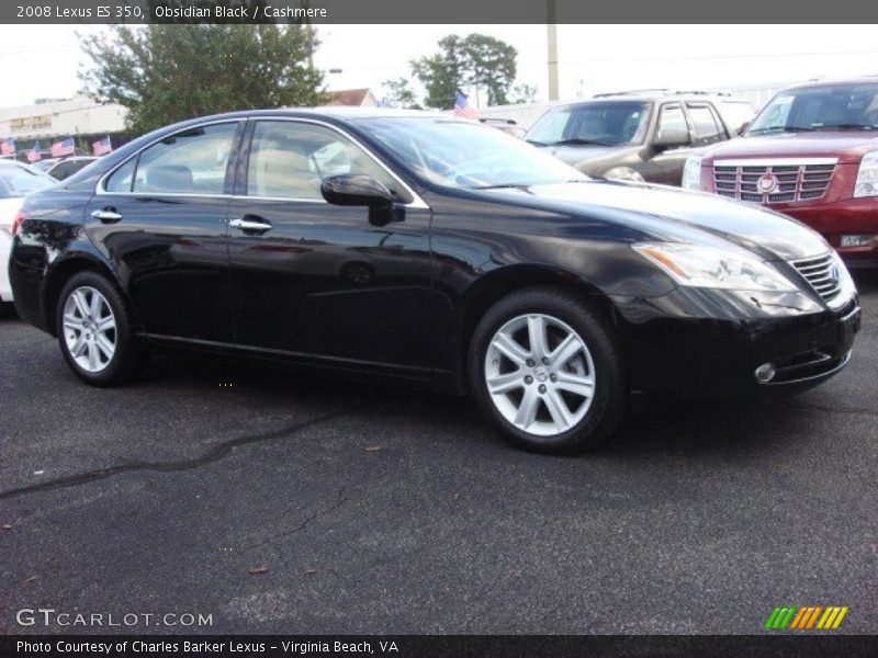 Obsidian Black / Cashmere 2008 Lexus ES 350