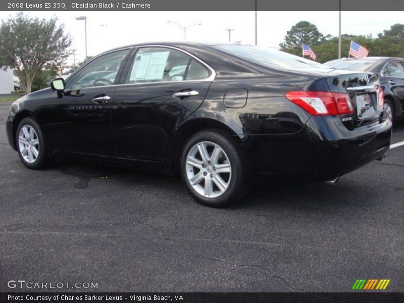 Obsidian Black / Cashmere 2008 Lexus ES 350