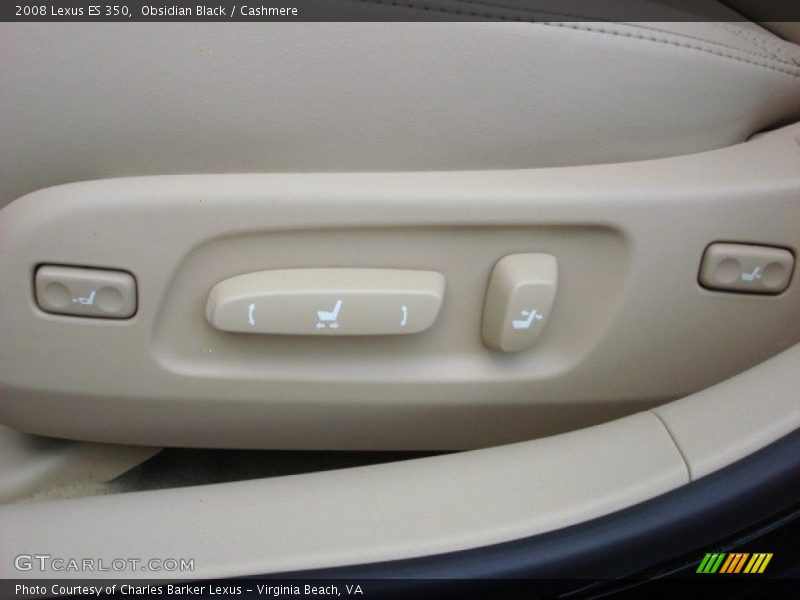 Obsidian Black / Cashmere 2008 Lexus ES 350