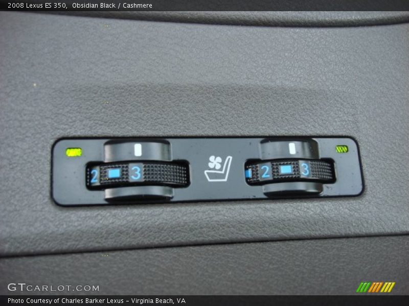 Obsidian Black / Cashmere 2008 Lexus ES 350