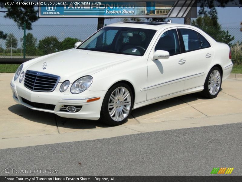 Arctic White / Ash 2007 Mercedes-Benz E 350 Sedan