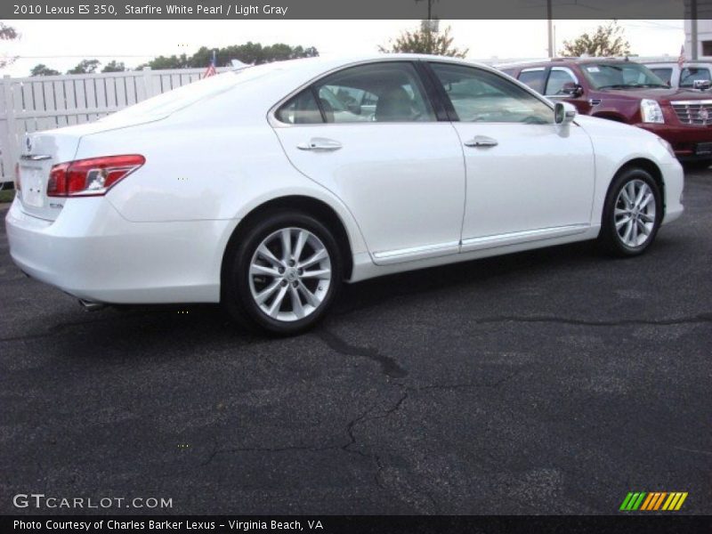 Starfire White Pearl / Light Gray 2010 Lexus ES 350