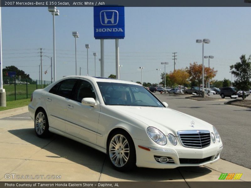 Arctic White / Ash 2007 Mercedes-Benz E 350 Sedan