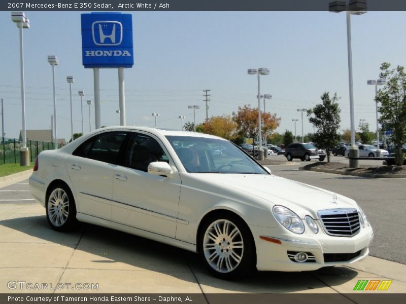 Arctic White / Ash 2007 Mercedes-Benz E 350 Sedan