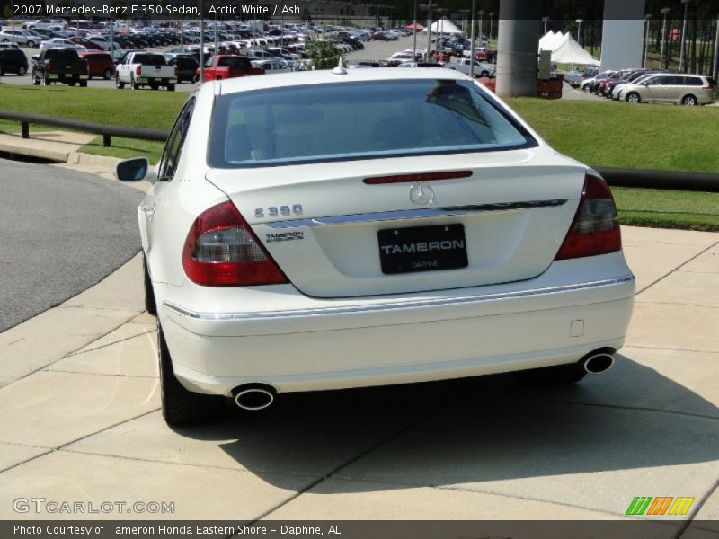 Arctic White / Ash 2007 Mercedes-Benz E 350 Sedan
