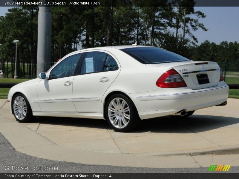 Arctic White / Ash 2007 Mercedes-Benz E 350 Sedan