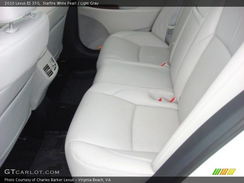 Starfire White Pearl / Light Gray 2010 Lexus ES 350
