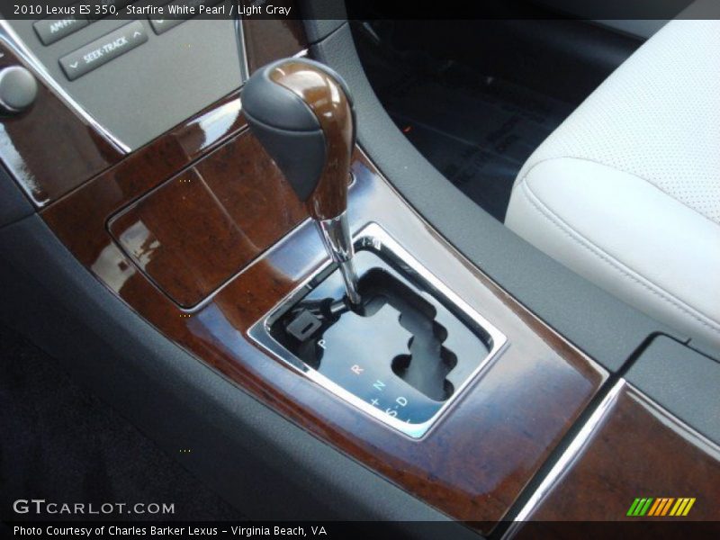 Starfire White Pearl / Light Gray 2010 Lexus ES 350