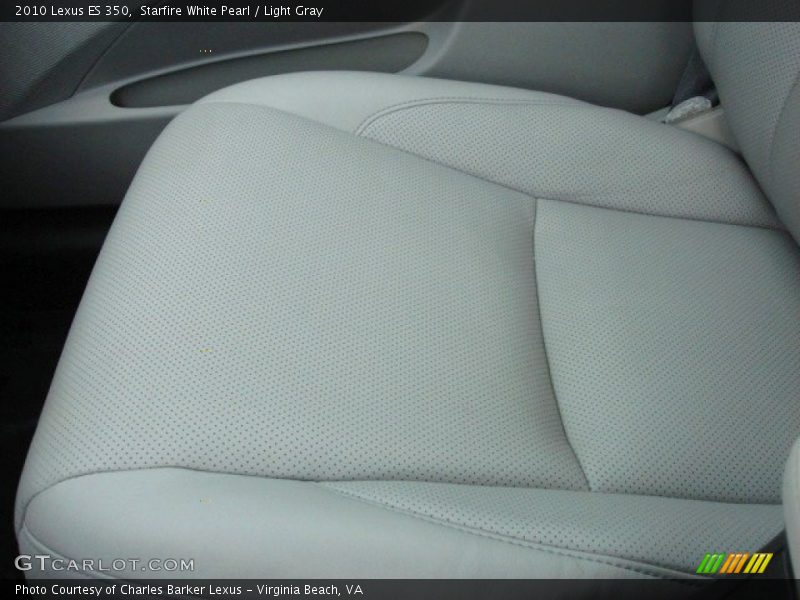 Starfire White Pearl / Light Gray 2010 Lexus ES 350