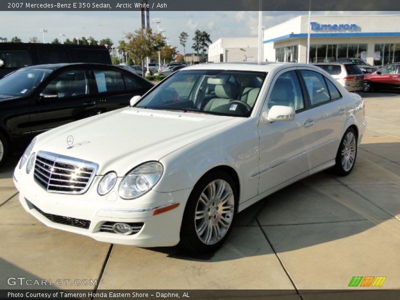 Arctic White / Ash 2007 Mercedes-Benz E 350 Sedan