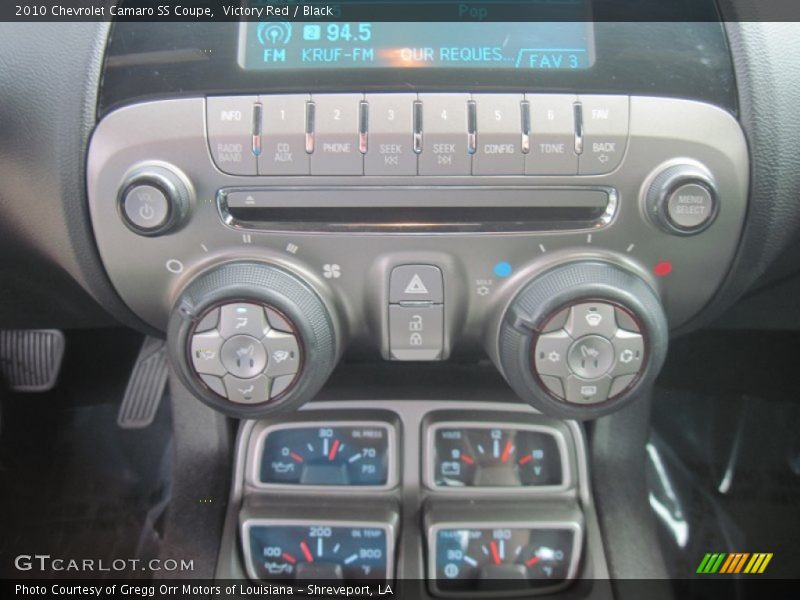 Controls of 2010 Camaro SS Coupe