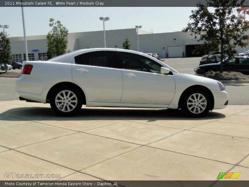White Pearl / Medium Gray 2011 Mitsubishi Galant FE