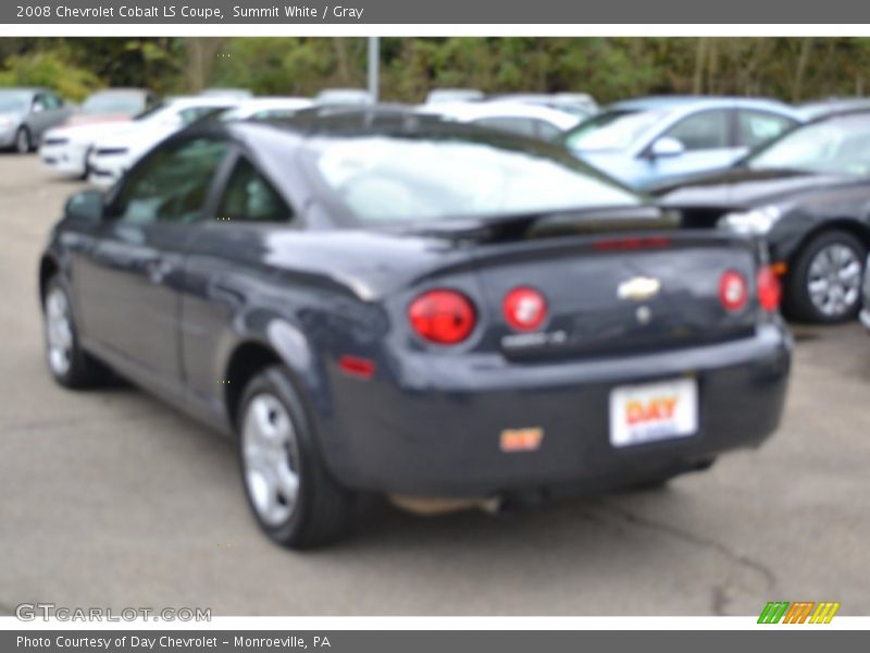 Summit White / Gray 2008 Chevrolet Cobalt LS Coupe
