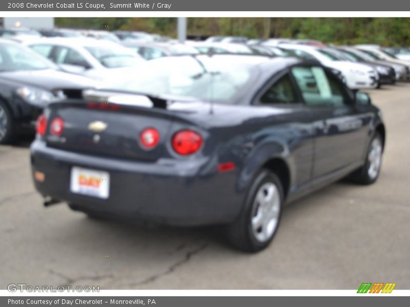 Summit White / Gray 2008 Chevrolet Cobalt LS Coupe