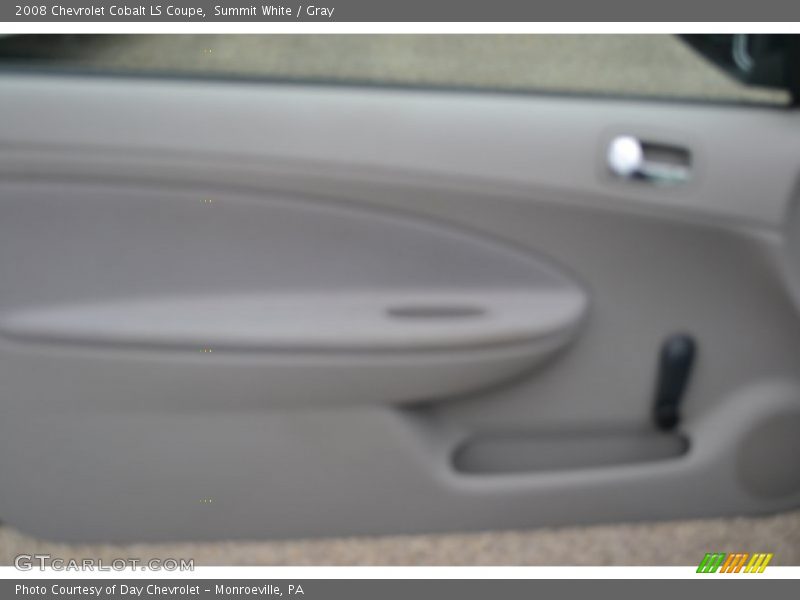 Summit White / Gray 2008 Chevrolet Cobalt LS Coupe