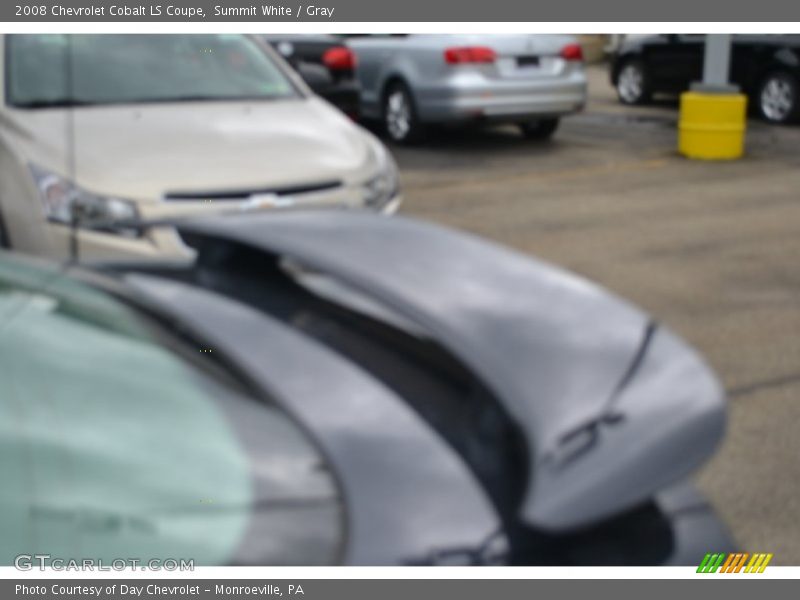 Summit White / Gray 2008 Chevrolet Cobalt LS Coupe