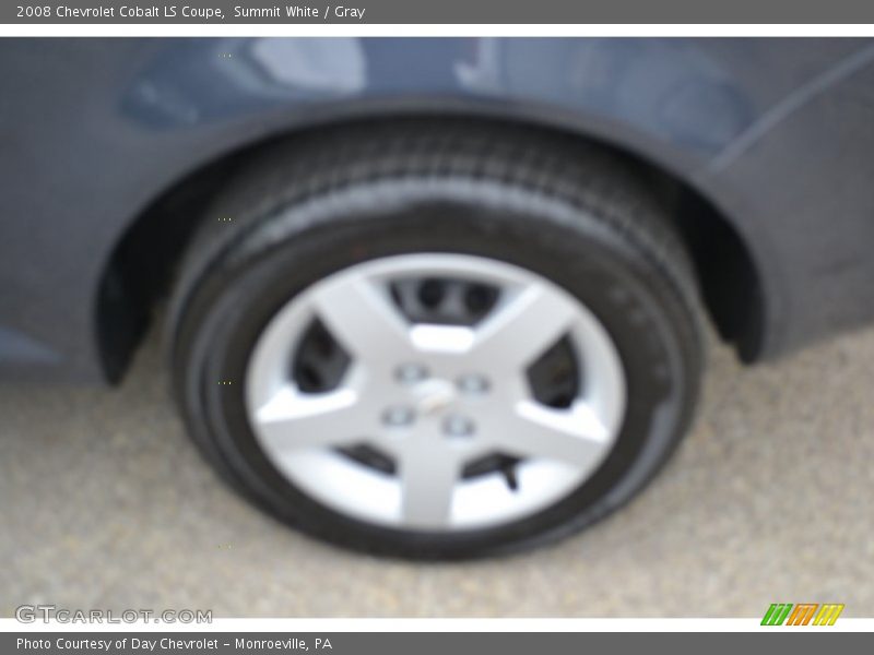 Summit White / Gray 2008 Chevrolet Cobalt LS Coupe