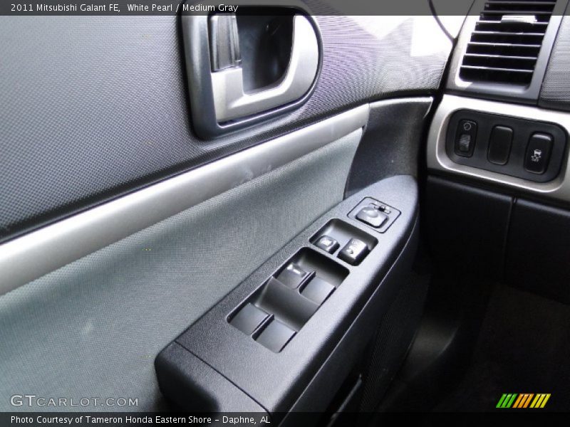 White Pearl / Medium Gray 2011 Mitsubishi Galant FE