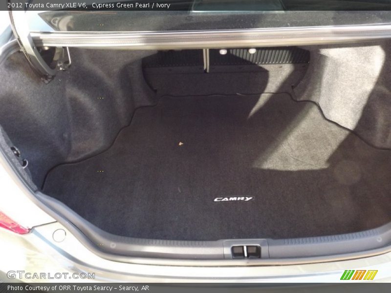 Cypress Green Pearl / Ivory 2012 Toyota Camry XLE V6