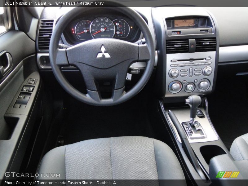 White Pearl / Medium Gray 2011 Mitsubishi Galant FE