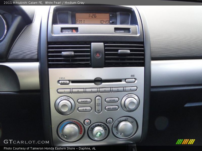 Controls of 2011 Galant FE