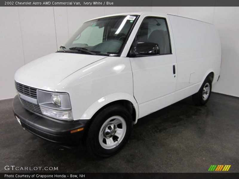 Ivory White / Blue 2002 Chevrolet Astro AWD Commercial Van