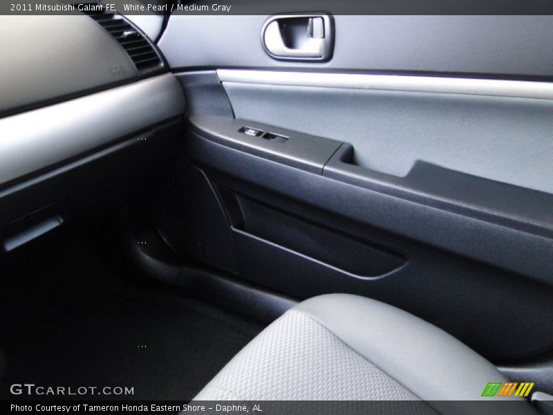 White Pearl / Medium Gray 2011 Mitsubishi Galant FE