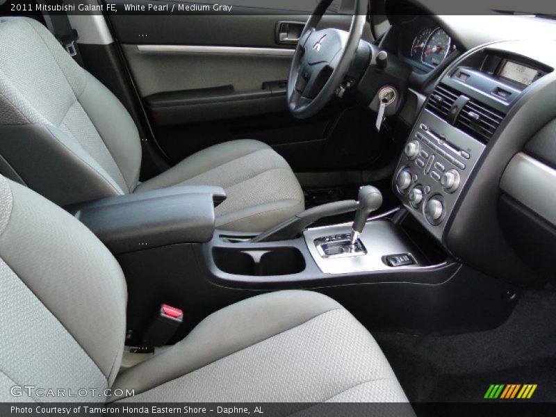 White Pearl / Medium Gray 2011 Mitsubishi Galant FE