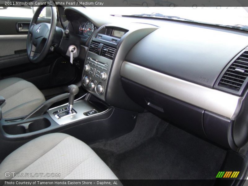 White Pearl / Medium Gray 2011 Mitsubishi Galant FE