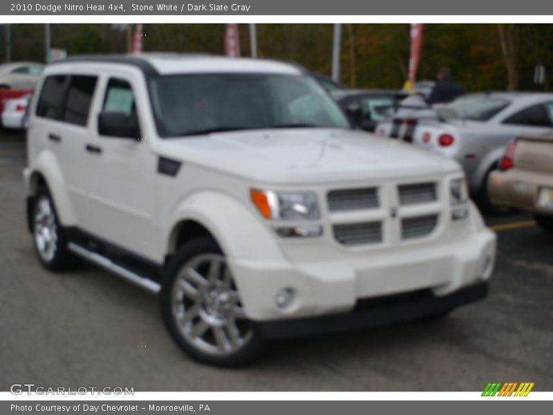 Stone White / Dark Slate Gray 2010 Dodge Nitro Heat 4x4