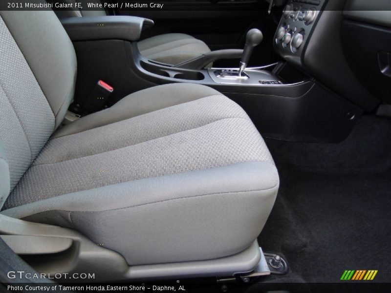 White Pearl / Medium Gray 2011 Mitsubishi Galant FE